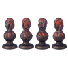 plug skullis xl 18 x 85 cm rouge noir 1