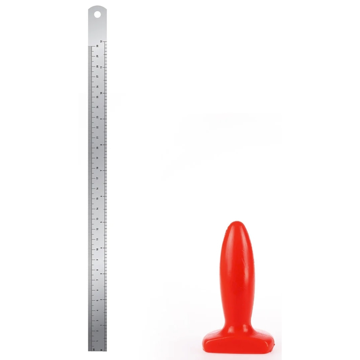 plug slim m i love butt 11 x 37 cm rouge 2