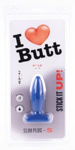 plug slim s i love butt 85 x 3 cm bleu 1