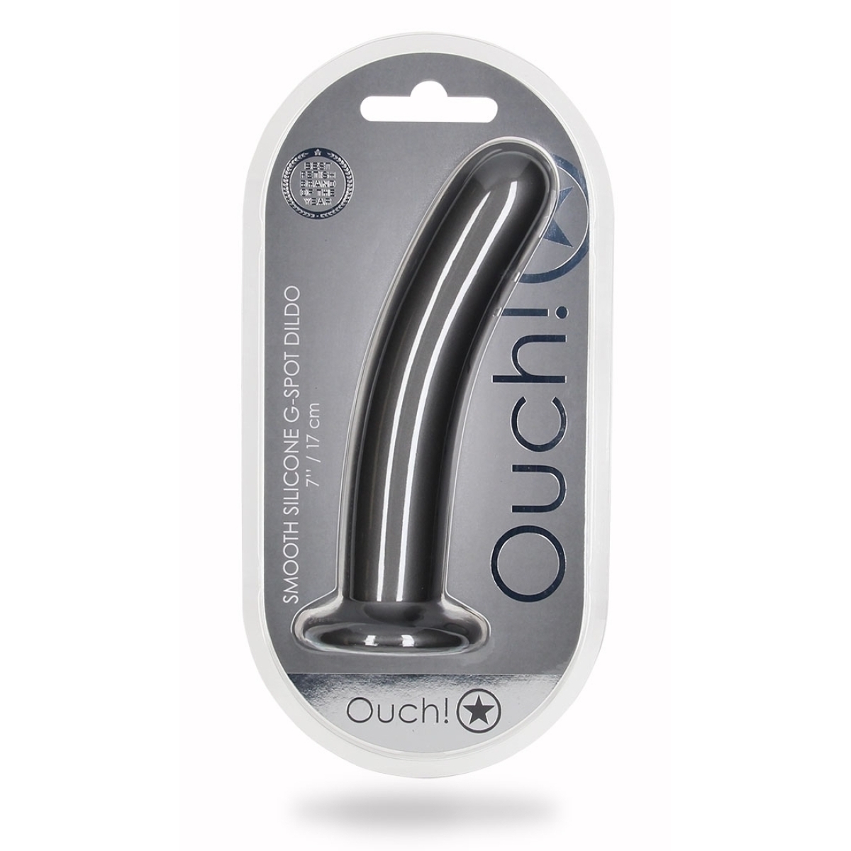 plug smooth g spot l 17 x 35cm gris 1