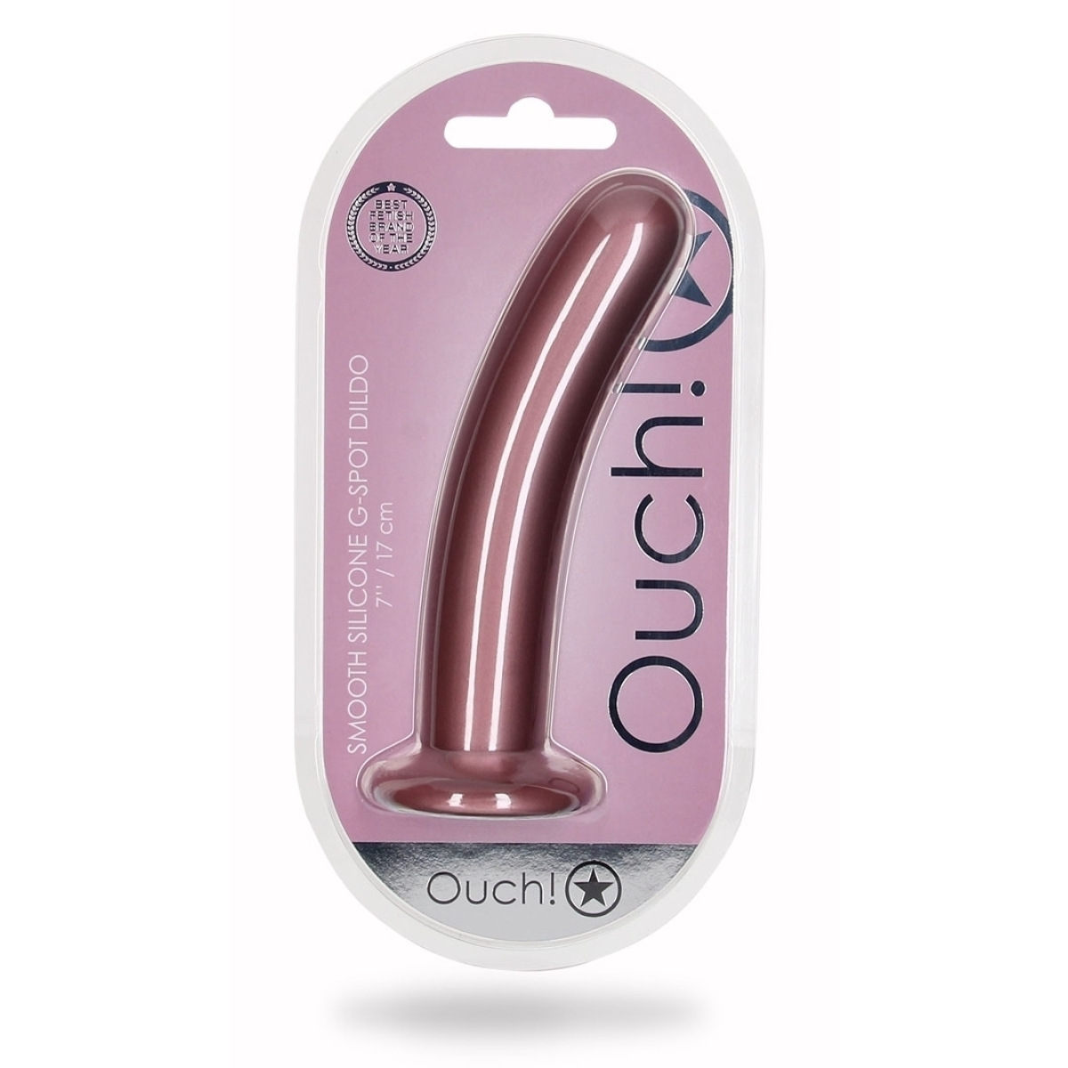 plug smooth g spot l 17 x 35cm rose 1