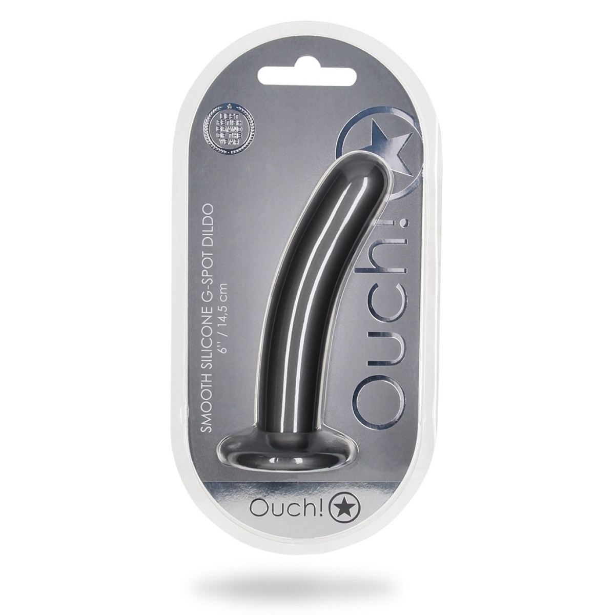 plug smooth g spot m 145 x 3cm gris 1