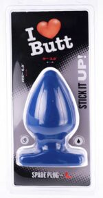 plug spade l i love butt 15 x 9 cm bleu 1
