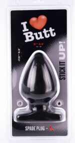 plug spade l i love butt 15 x 9 cm noir 1
