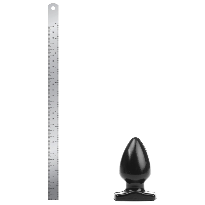 plug spade s i love butt 9 x 53 cm noir 3