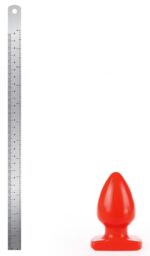 plug spade s i love butt 9 x 53 cm rouge 2