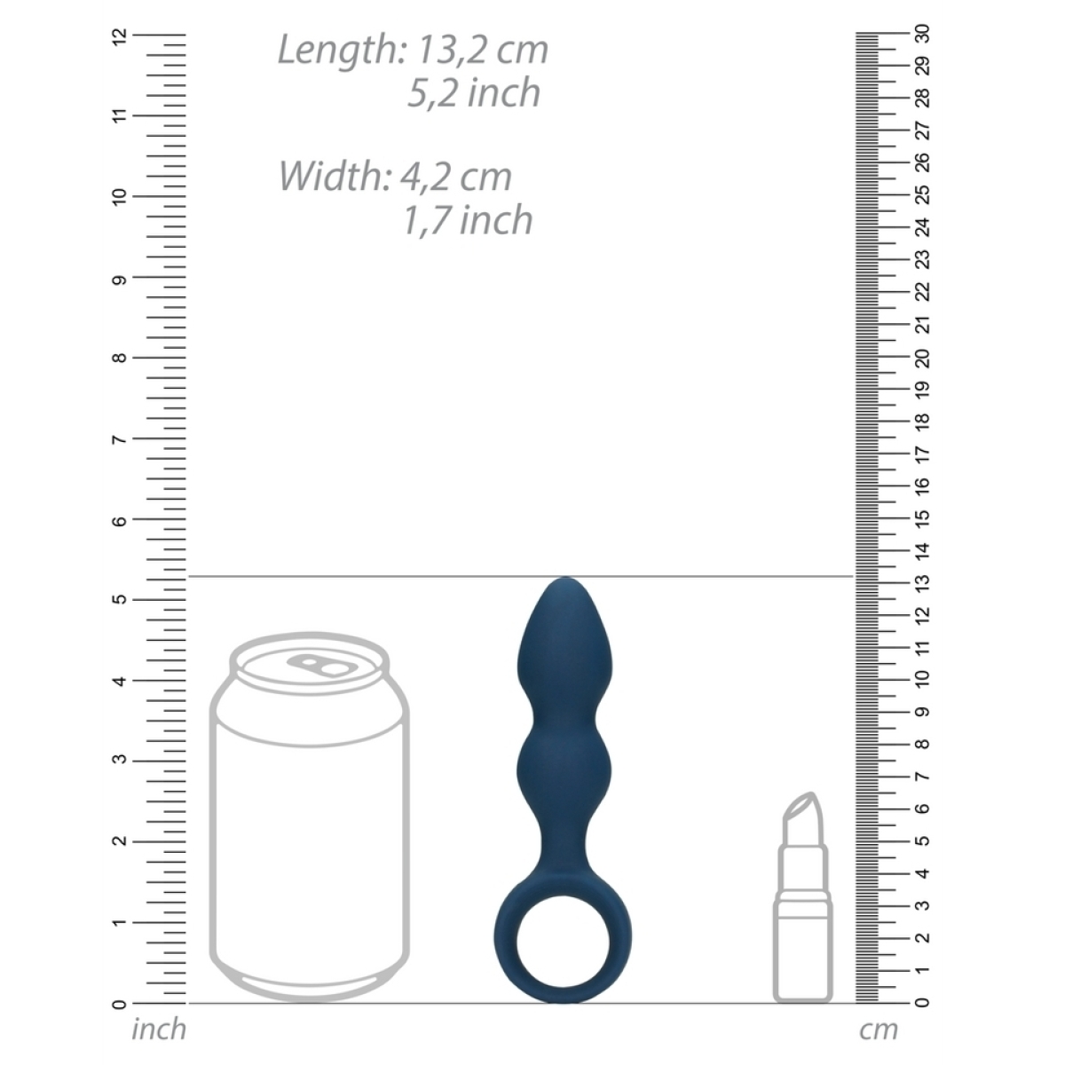 plug teardrop baltic s 9 x 3cm bleu 8