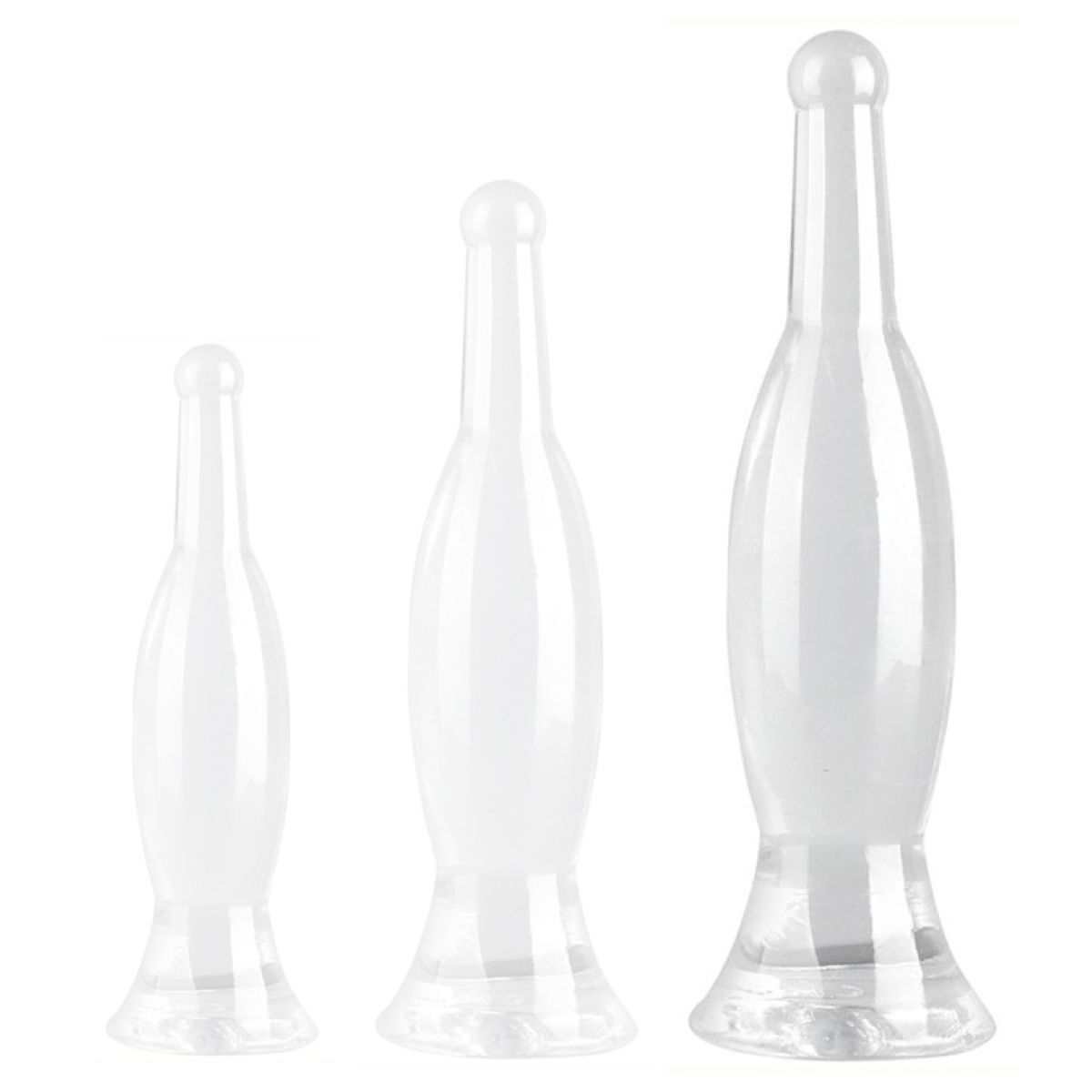 plug transparent bottle l 26 x 65cm