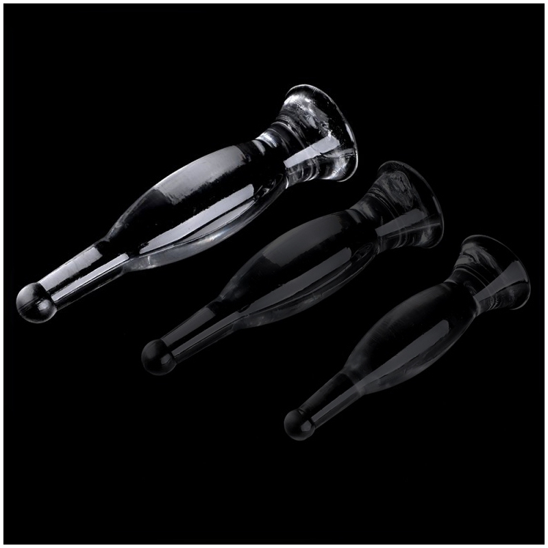 plug transparent bottle l 26 x 65cm 2