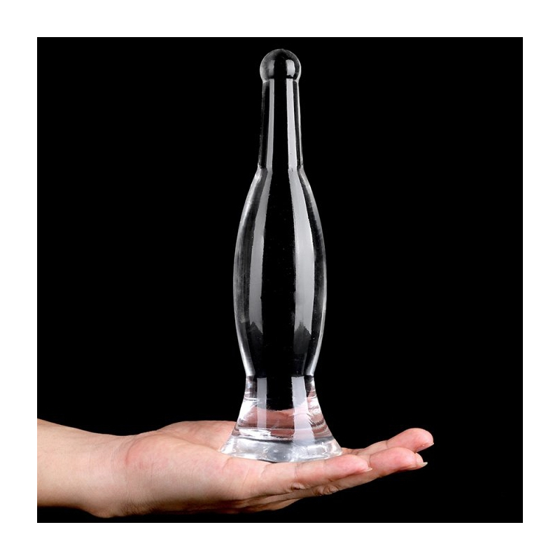 plug transparent bottle l 26 x 65cm 3