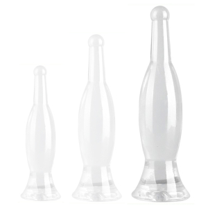 plug transparent bottle l 26 x 65cm