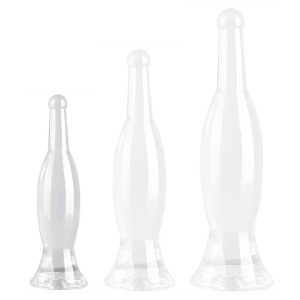 plug transparent bottle s 18 x 45cm