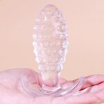 plug transparent dotted pine xl 105 x 4cm