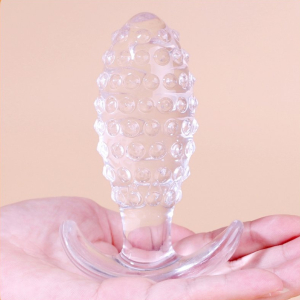 plug transparent dotted pine xl 105 x 4cm