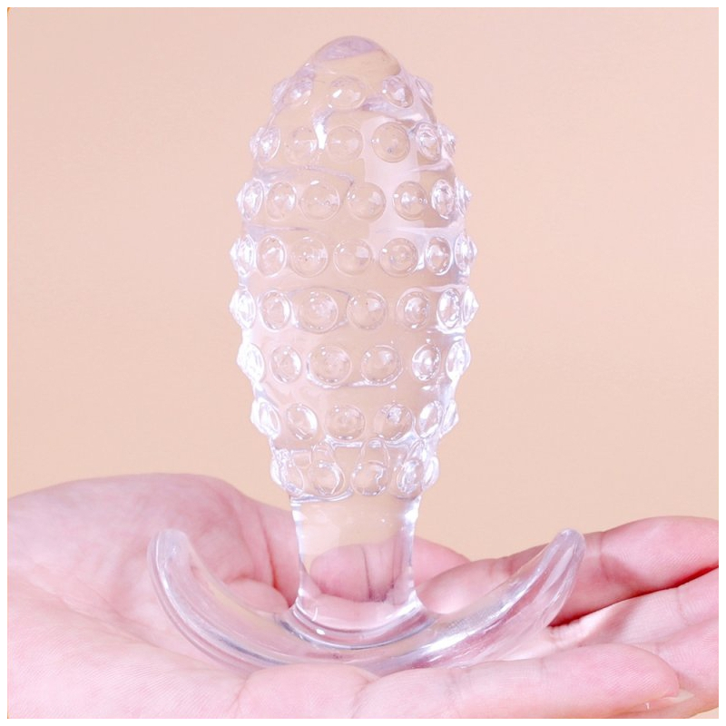 plug transparent dotted pine xl 105 x 4cm