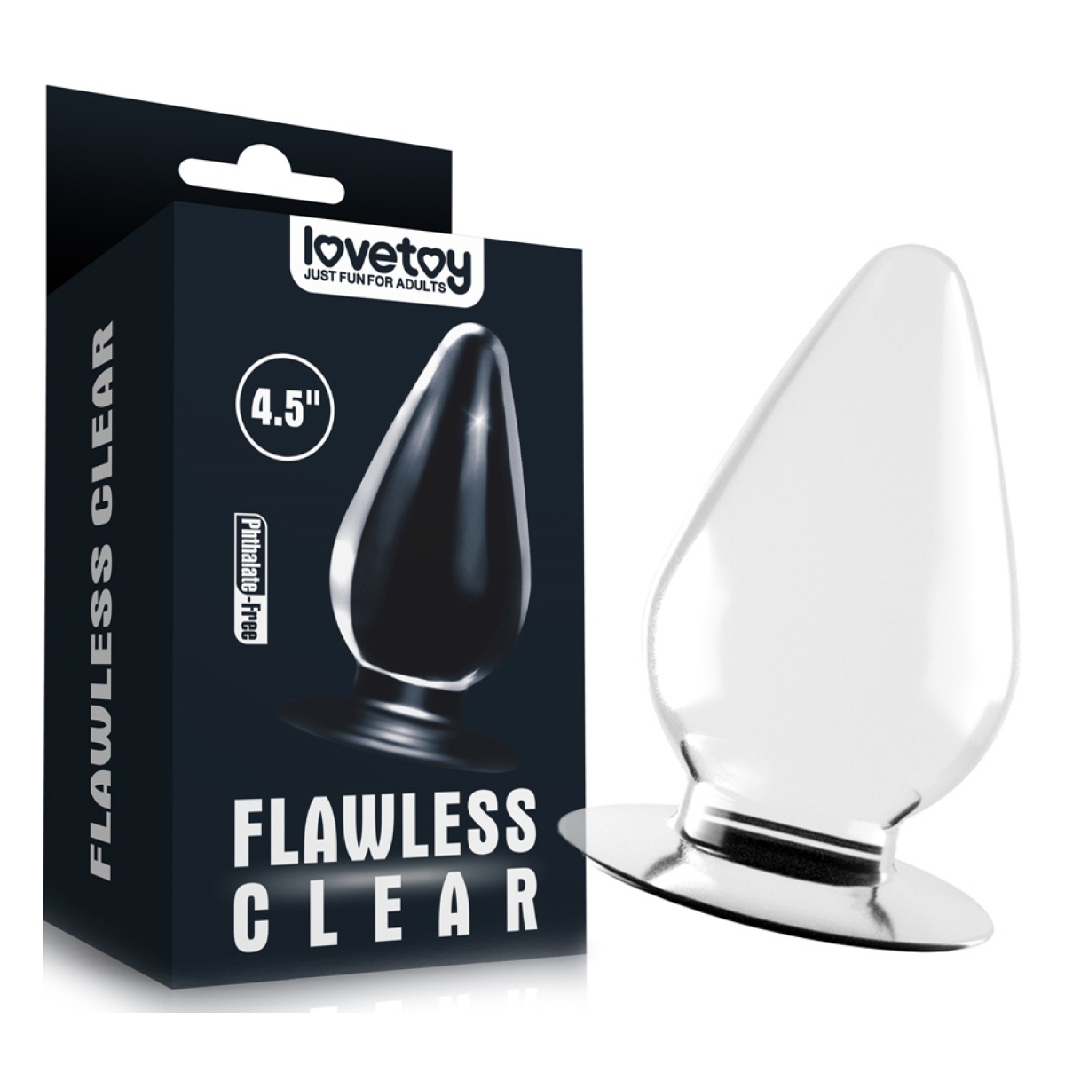 plug transparent flawless 10 x 55 cm 1