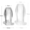 plug tunnel anal nymbus transparent 7 x 4 cm 4