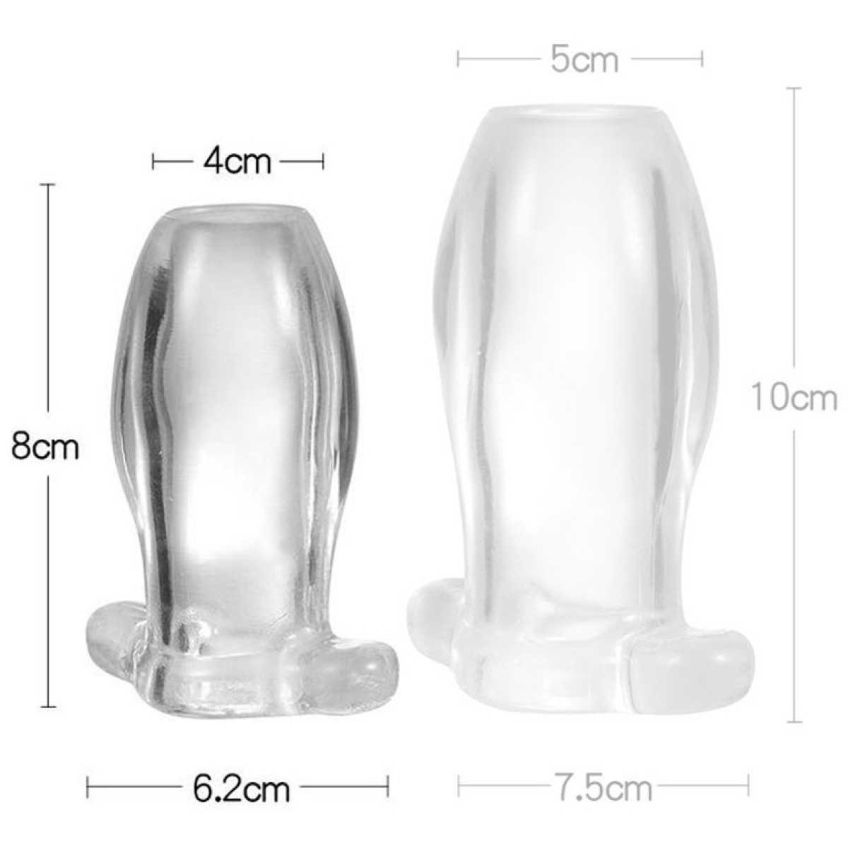 plug tunnel anal nymbus transparent 7 x 4 cm 4