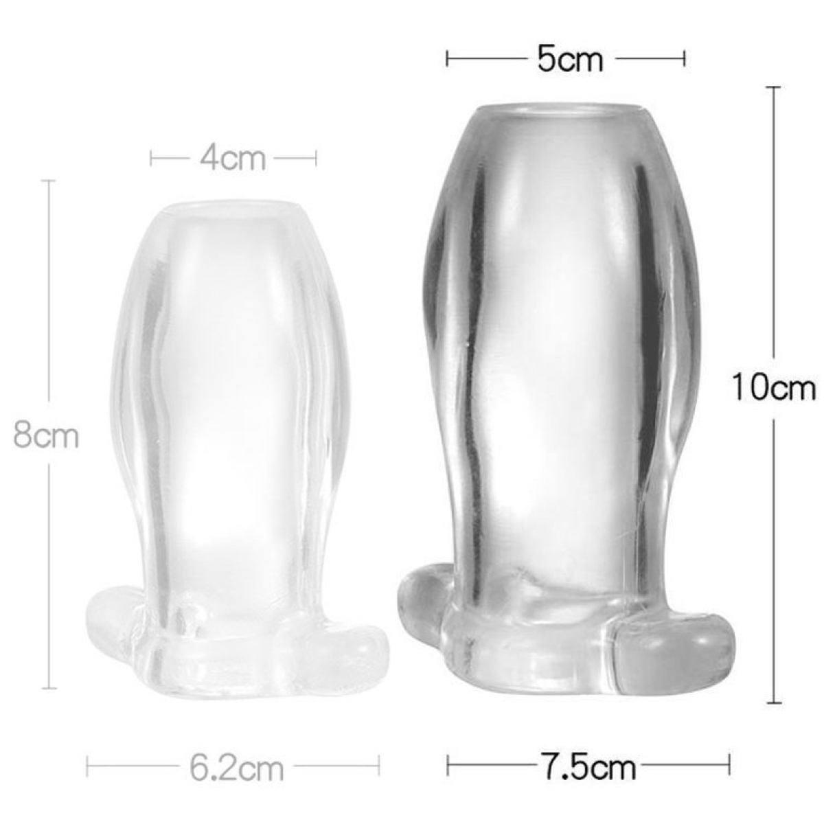 plug tunnel anal nymbus transparent 85 x 47cm 5