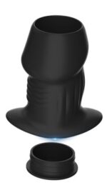 plug tunnel avec bouchon euhlo l 75 x 5 cm noir 1