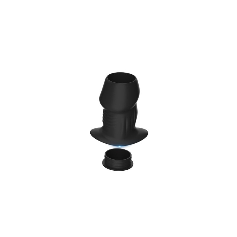 plug tunnel avec bouchon euhlo l 75 x 5 cm noir 1
