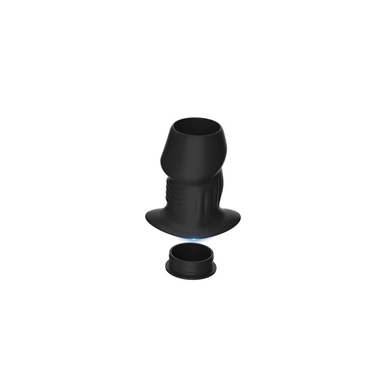 plug tunnel avec bouchon euhlo m 65 x 45 cm noir 1