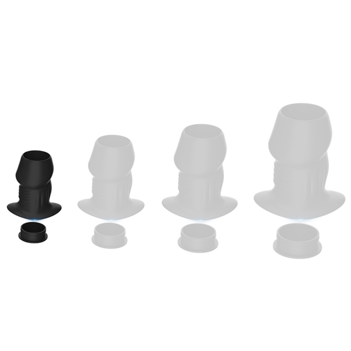 plug tunnel avec bouchon euhlo s 5 x 35cm noir