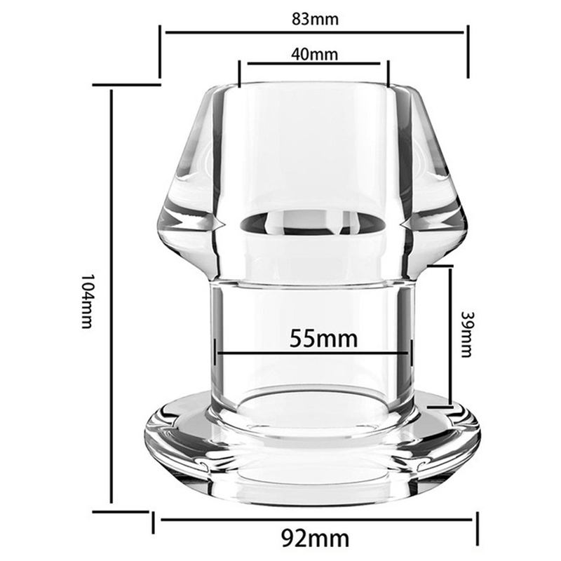 plug tunnel avec bouchon inpull xxl 9 x 8cm 3