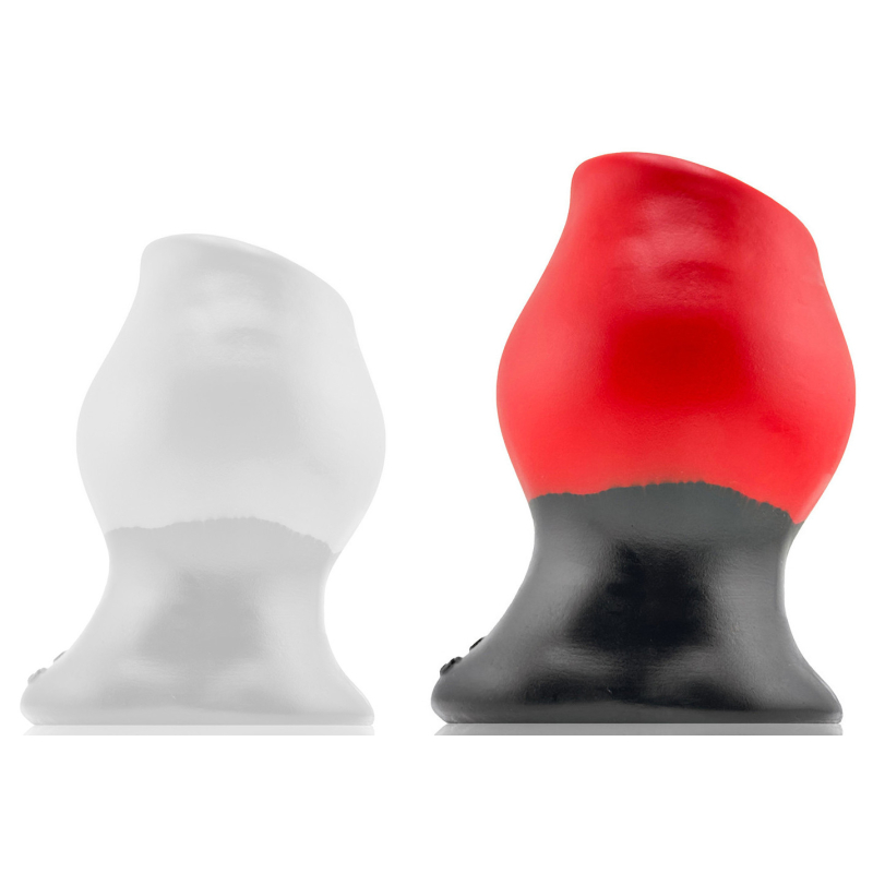 plug tunnel colossus pighole xxxxl noir rouge 17 x 135cm