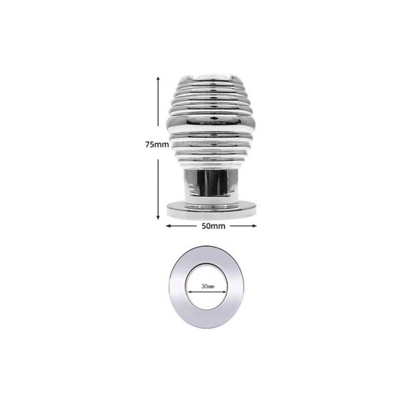 plug tunnel en metal thread hollow l 7 x 48cm 4