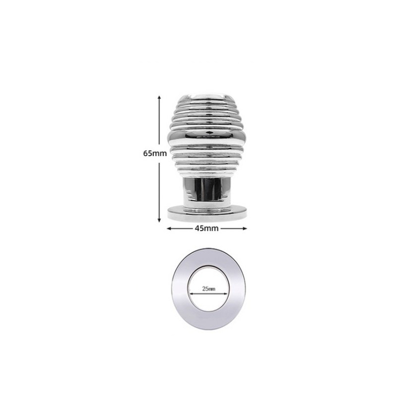plug tunnel en metal thread hollow m 65 x 45 cm 4