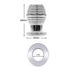 plug tunnel en metal thread hollow s 6 x 4 cm 4