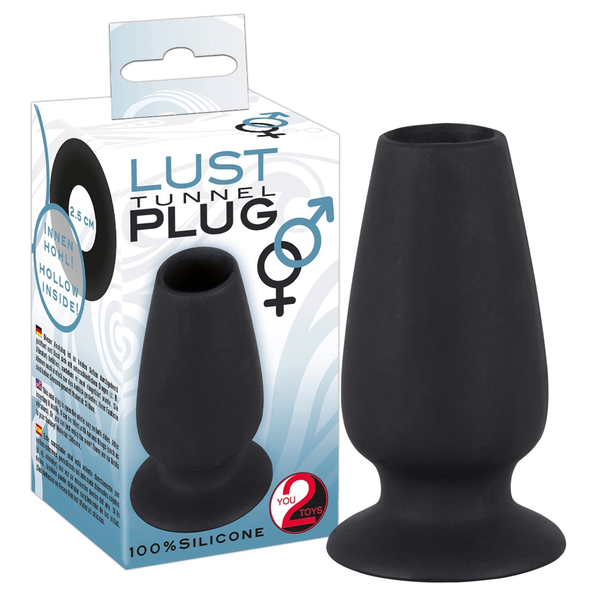 plug tunnel en silicone lust 10 x 5cm 1