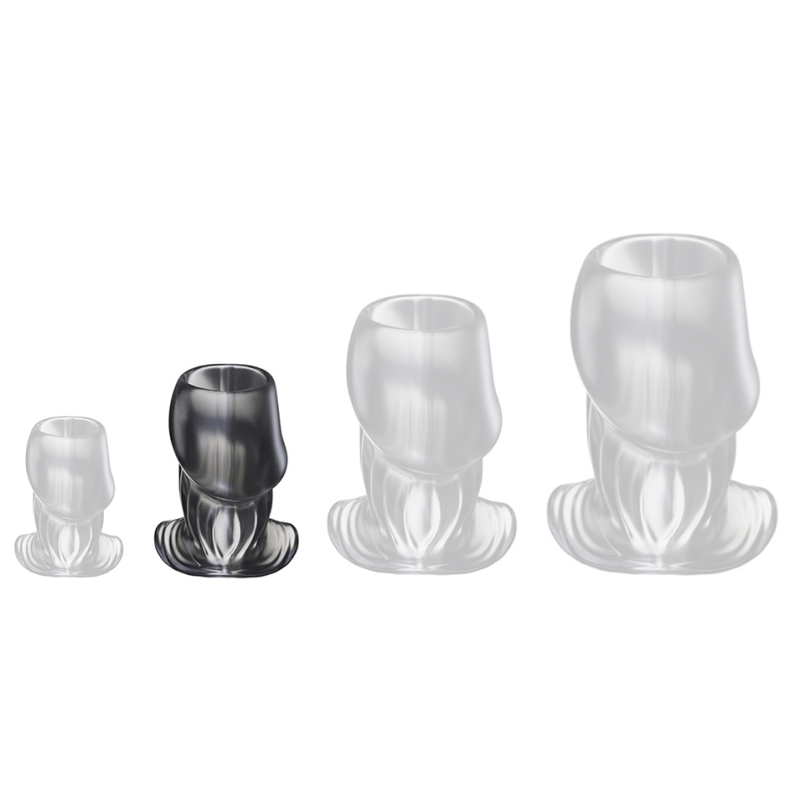 plug tunnel holik m 55 x 4 cm ouverture 26 mm noir
