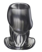 plug tunnel holik s 4 x 3 cm ouverture 22 mm noir 1