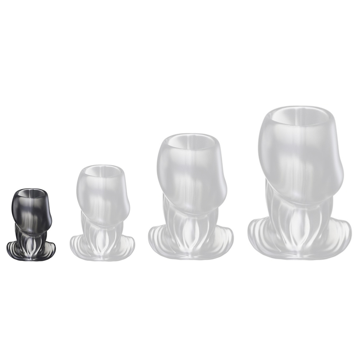 plug tunnel holik s 4 x 3 cm ouverture 22 mm noir