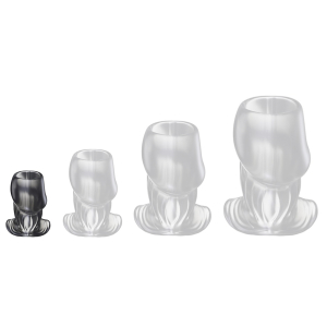 plug tunnel holik s 4 x 3 cm ouverture 22 mm noir