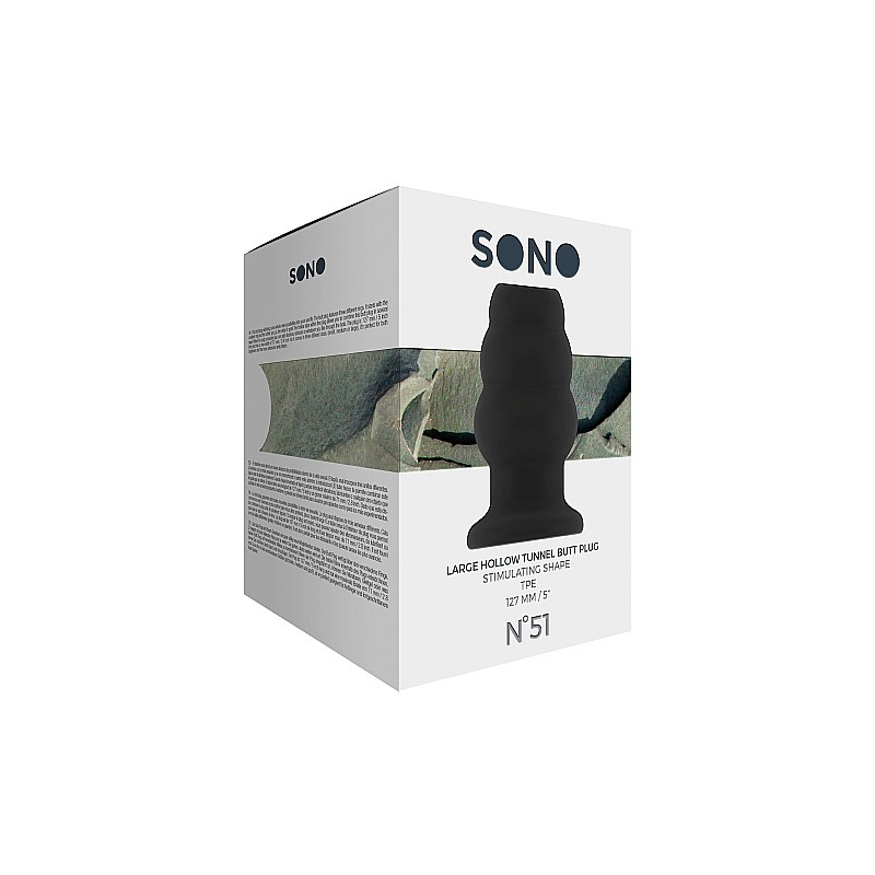 plug tunnel hollow sono n51 11 x 71 cm noir 1
