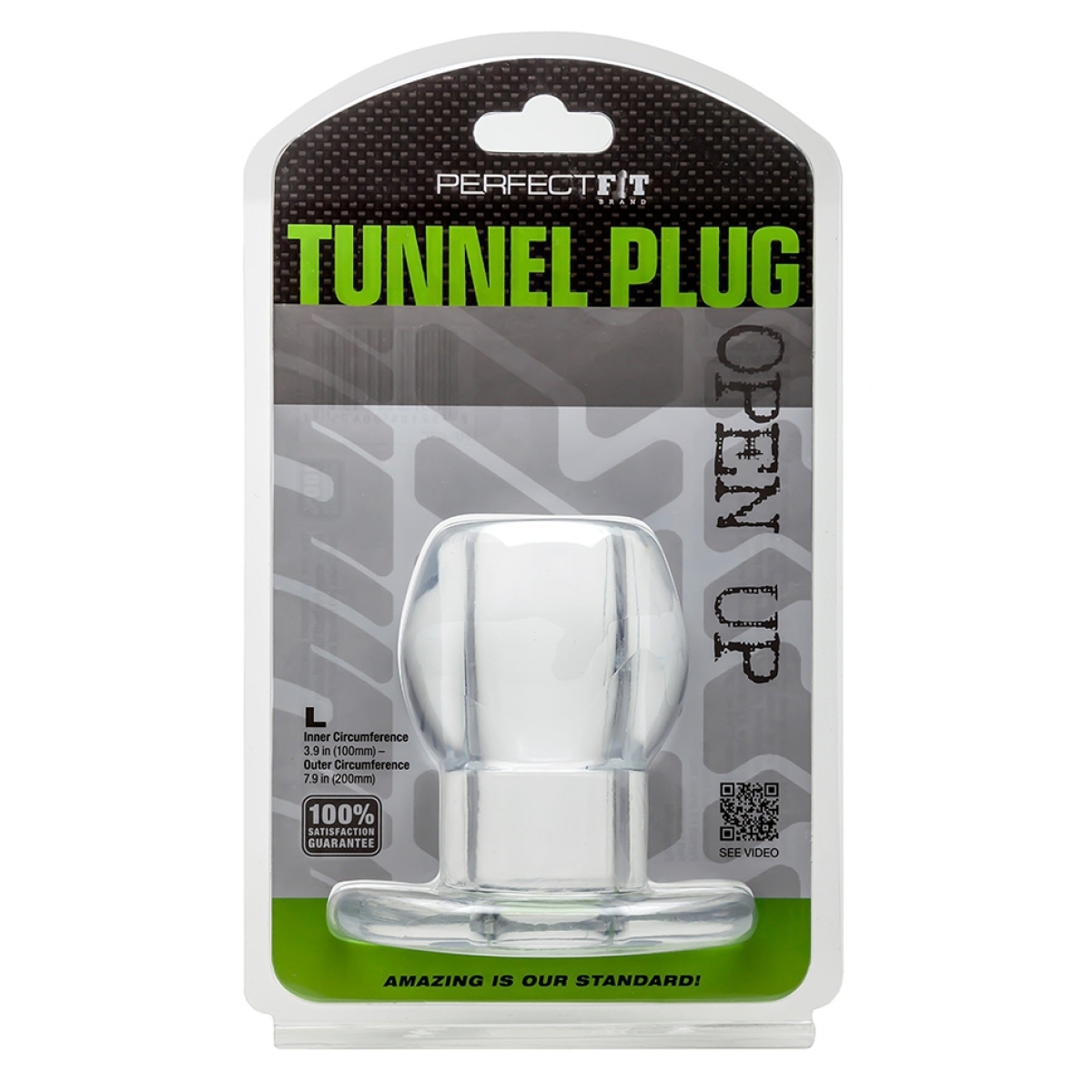 plug tunnel large transparent 76 x 62 cm 1