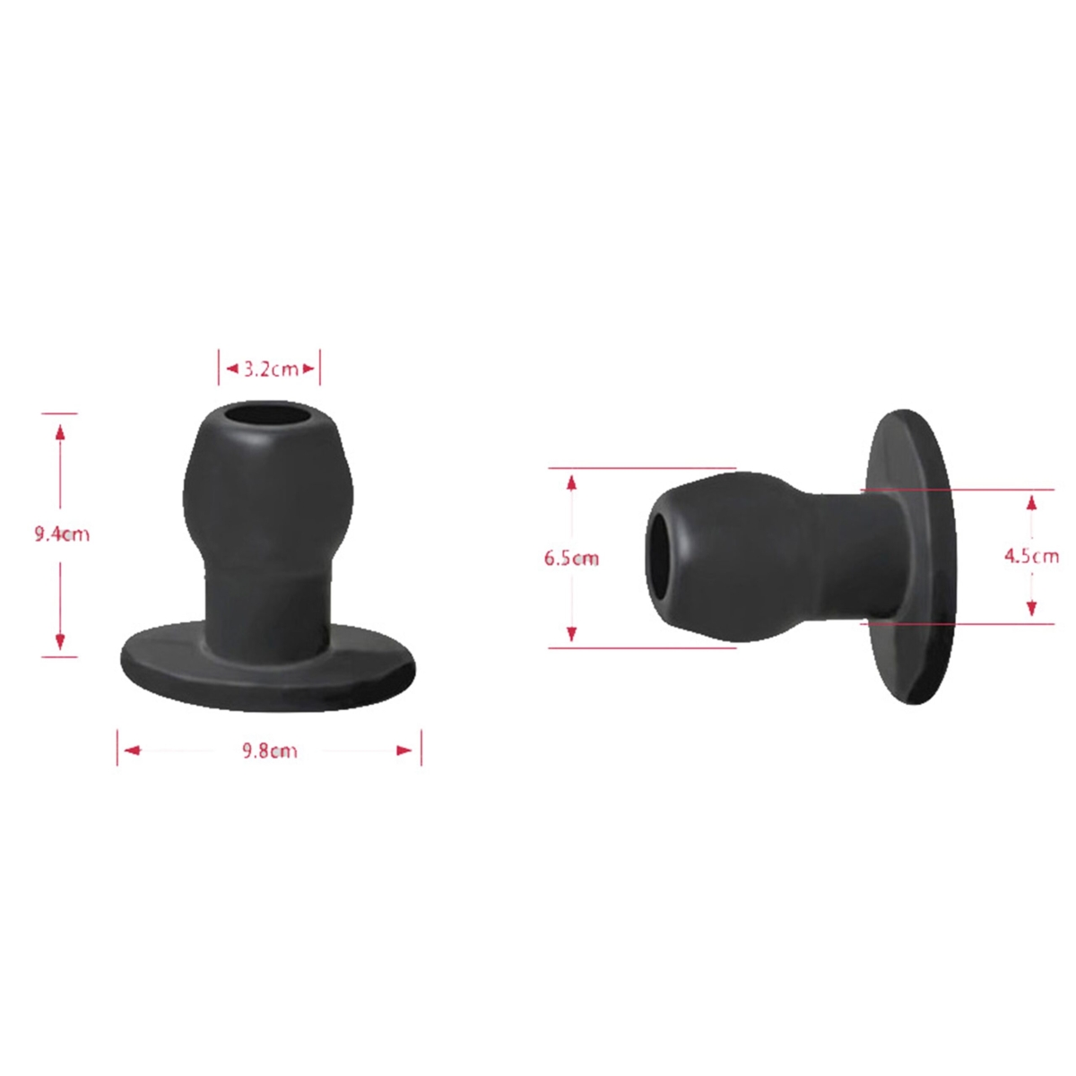 plug tunnel large transparent 76 x 62 cm 2 scaled