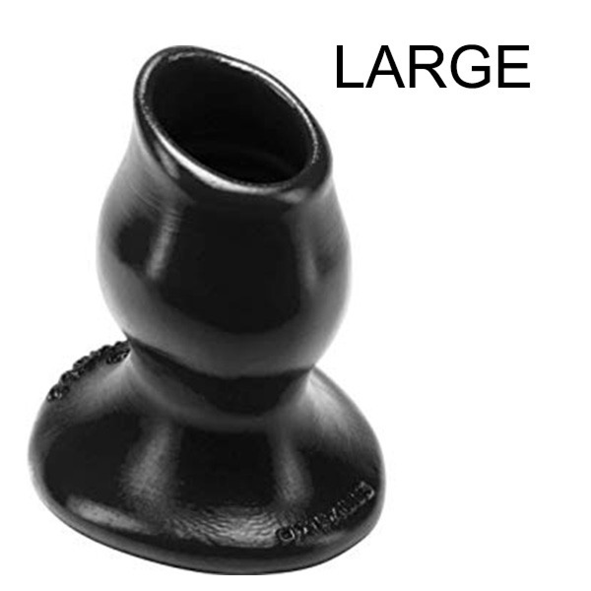 plug tunnel pig hole noir large 9 x 7 cm 2