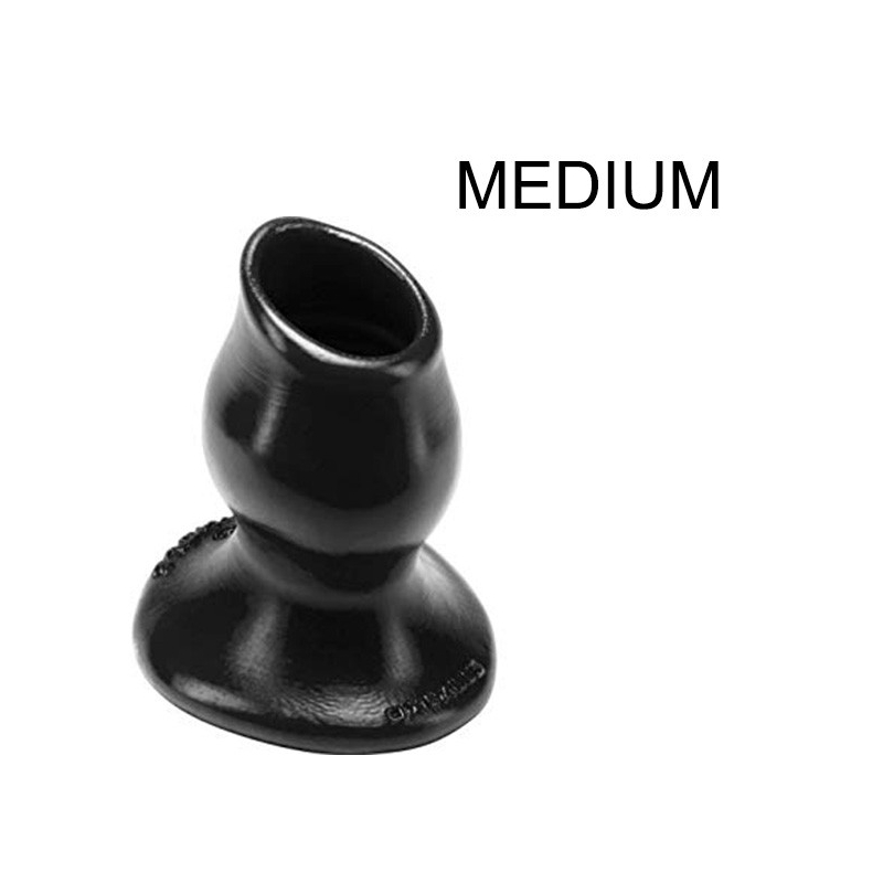 plug tunnel pig hole noir medium 8 x 55 cm 2