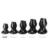 plug tunnel pig hole noir small 7 x 45 cm