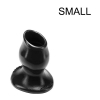 plug tunnel pig hole noir small 7 x 45 cm 2