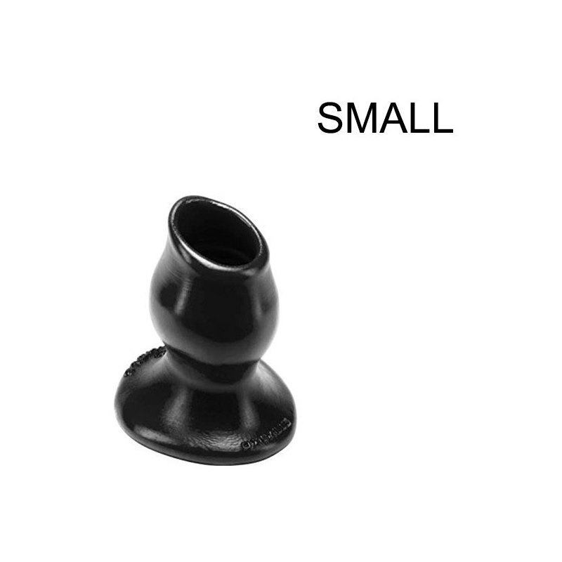 plug tunnel pig hole noir small 7 x 45 cm 2