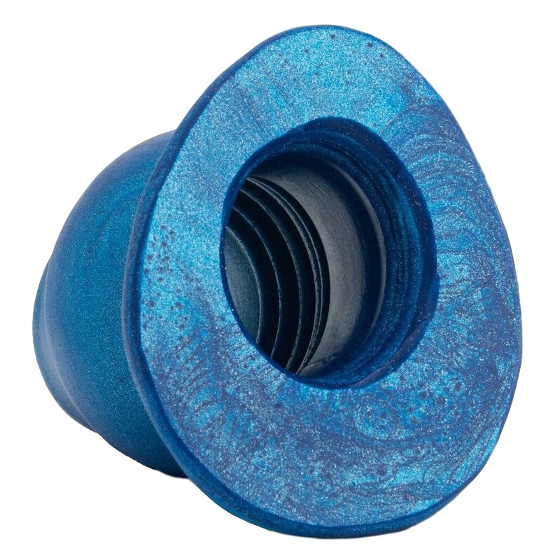 plug tunnel pig hole platinum bleu 13 x 9 cm 2