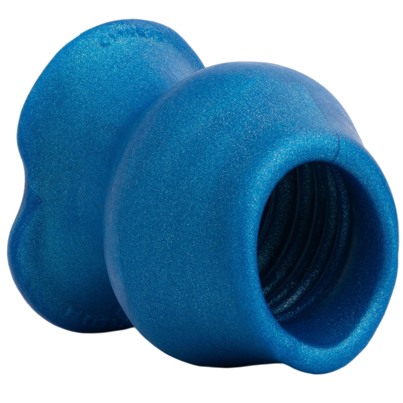 plug tunnel pig hole platinum bleu 14 x 11 cm 2