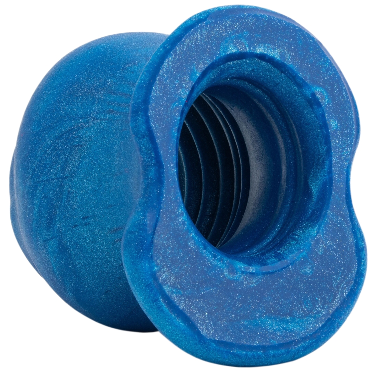 plug tunnel pig hole platinum bleu 14 x 11 cm 3