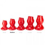 plug tunnel pig hole rouge medium 8 x 55 cm