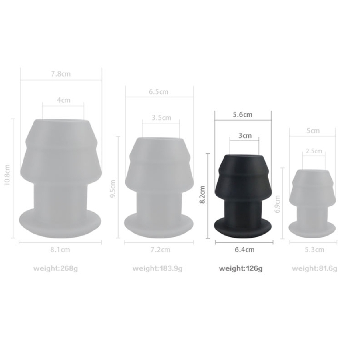 plug tunnel san ano m 8 x 6cm 4